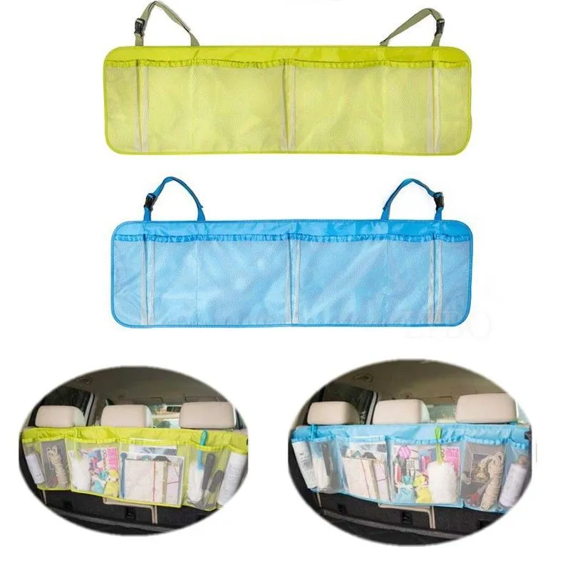 Large Auto Car Organizer Boot Bag Multifunction Foldable Trash Hanging Storage Organizers For Cars Seat Capacity Storages Pouch