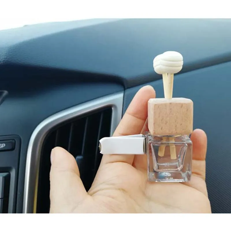 Empty Essential Oil Diffuser Bottle Car Air Freshener Vent Clip Auto Perfume Diffuser Bottles Aromatherapy Fragrance Ornament Decor