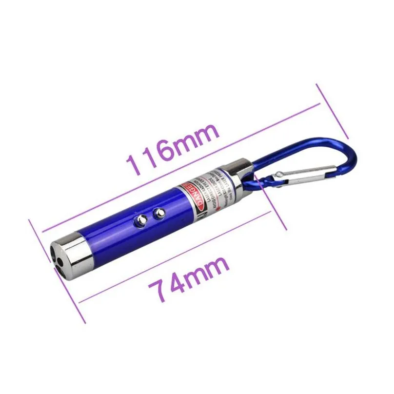 Mini 3in1 LED Laser Light Laser Pointers Pointer Key Chain Flashlights Torch Flashlight Money Detector Light 6 Colors