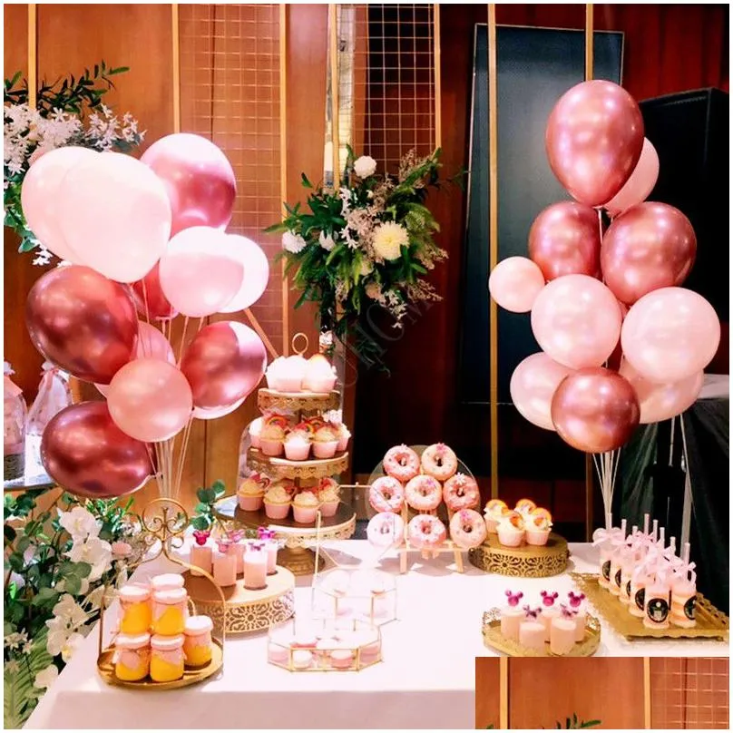 Party Decoration Birthday Balloons Stand Balloon Holder Column Plastic Stick Decorations Kids Adt Wedding Baloon Drop Delivery Home Ga Dhw2D