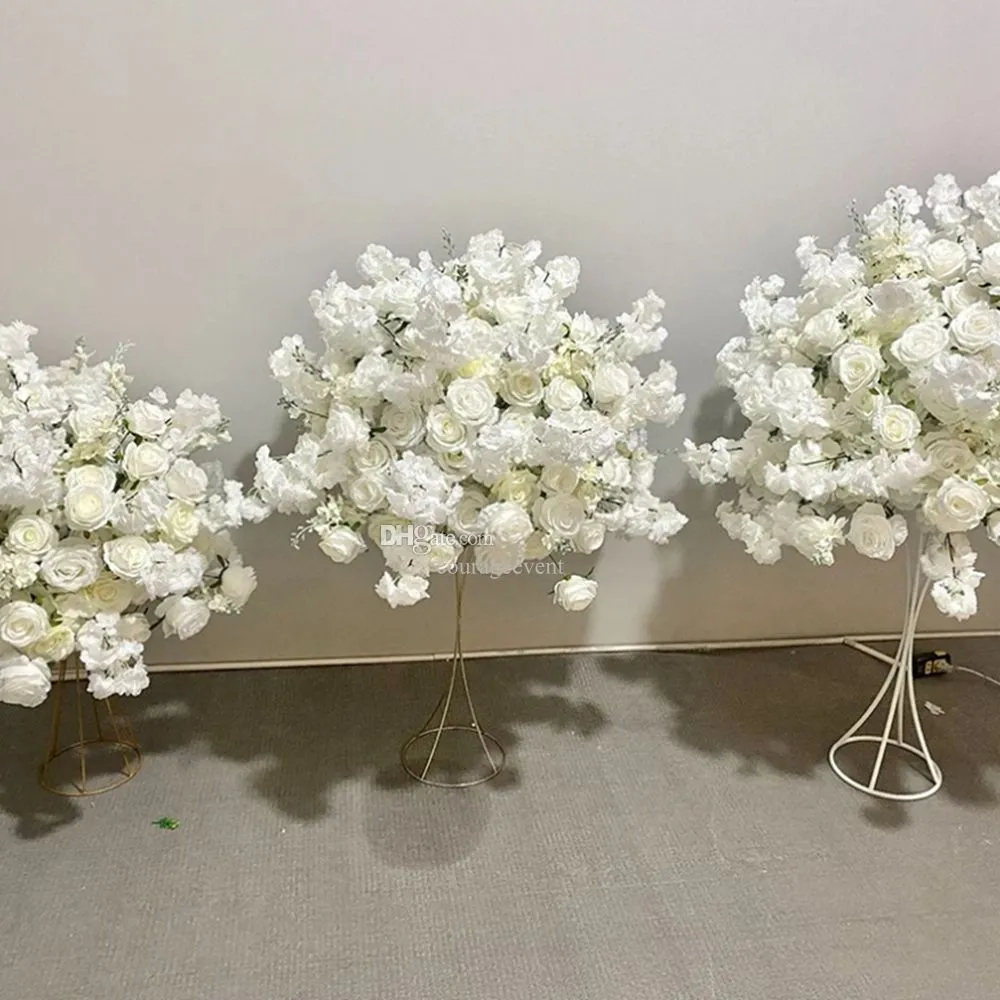 Engagement Wedding Table Decoration Fauk Flower Ball Table Flower Centerpiece Artificial Flower Ball 206