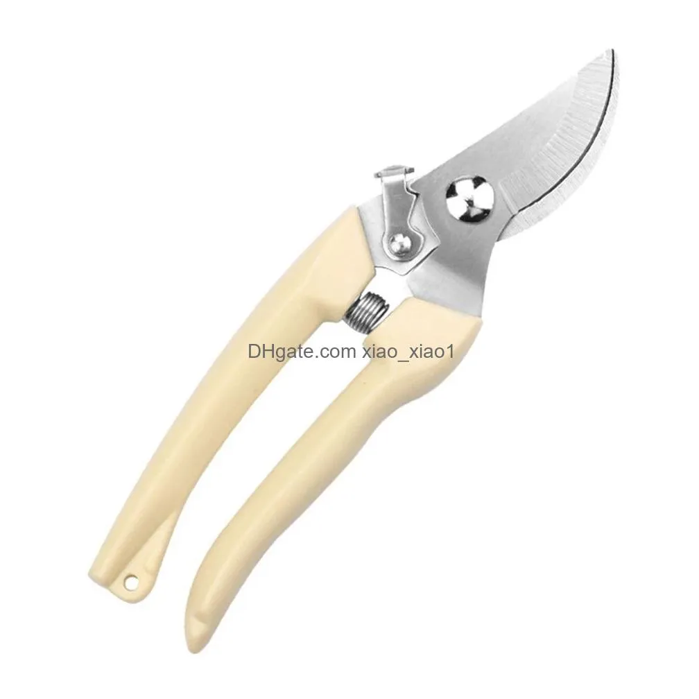 stainless steel pruning pliers branch shears picking fruit flower tree shears garden branchs grafting gardening scissors tool