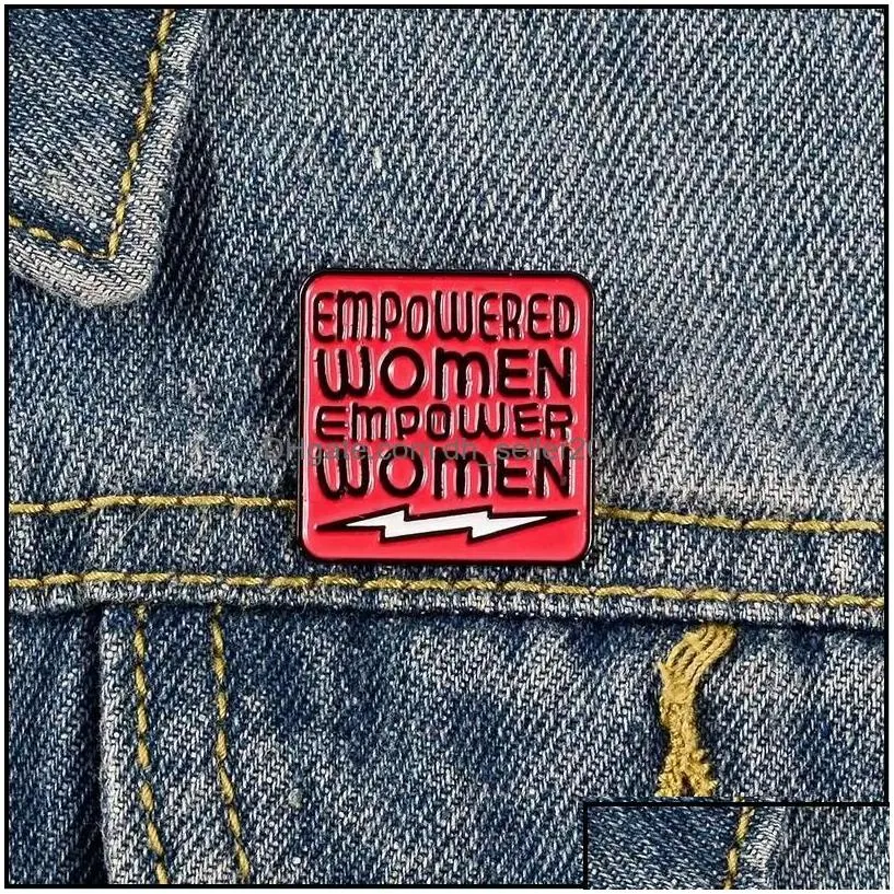 pins brooches enamel pins feminism brooches empowered women badge advocating equality pin jewelry gift for friends 6119 q2 drop deli
