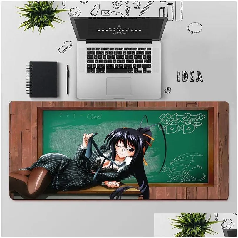 Mouse Pads Wrist Rests YNDFCNB Top Quality High School Dxd Natural Rubber Gaming Mousepad Desk Mat Large Pad Keyboards90330016324938