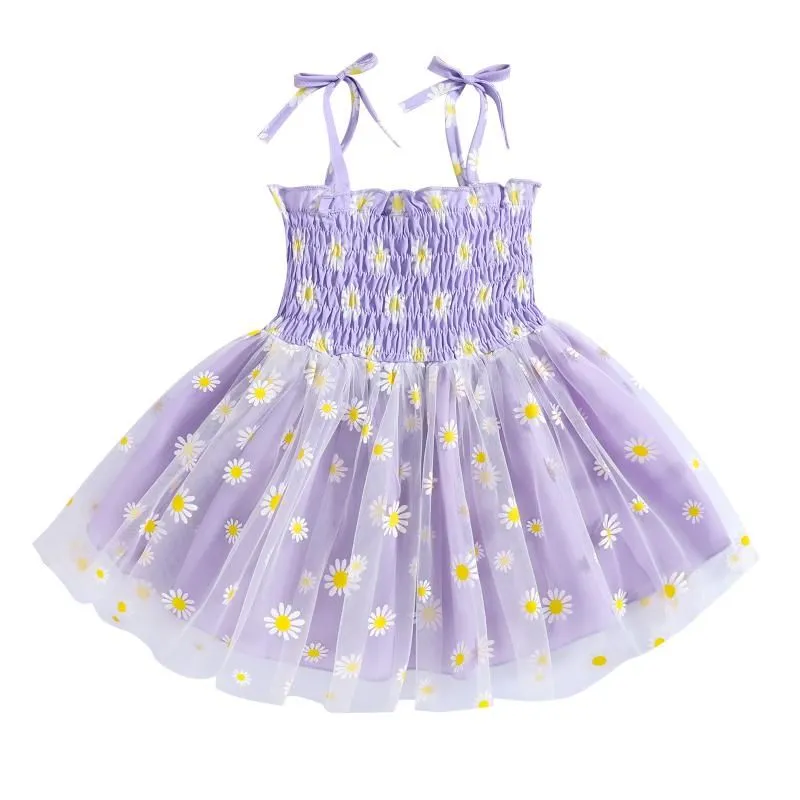 Girl`s Dresses Ma&baby 6m-4Y Toddler Infant Kid Girls Dress Floral Print Tulle Tutu Party Birthday Holiday For Summer Costume