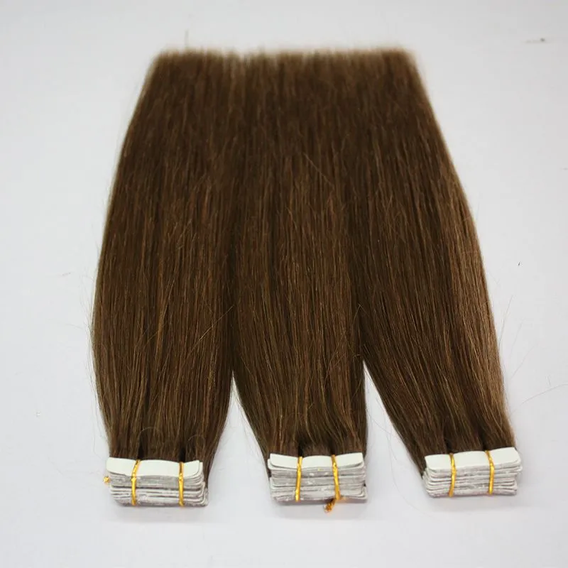Hotsale Human Hair Thick Skin Weft Seamless Invisible Tape Remy Hair 100g Natural Color 20 22 24inch