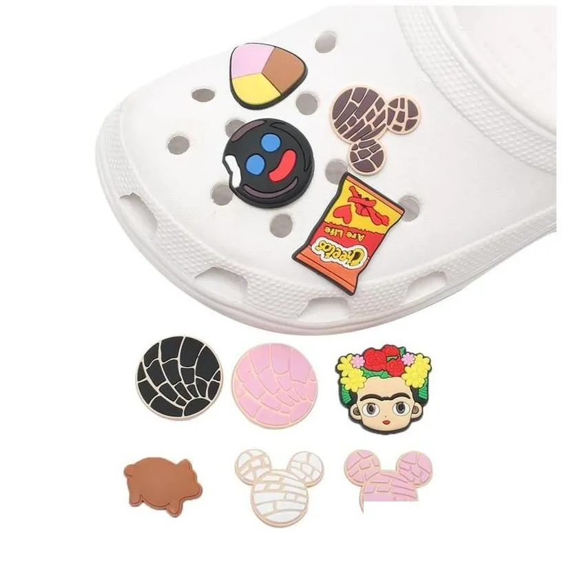shoe parts accessories moq 2lots mexico theme charms wholesale jibitz for clog soft rubber pvc charm promotional mixed 10 kinds dr