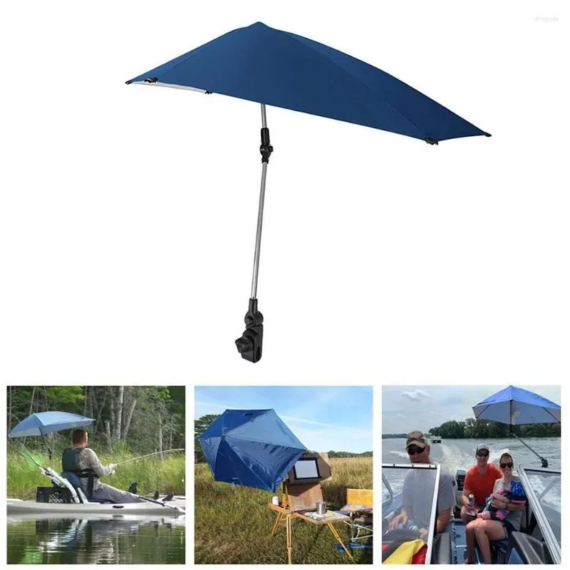 Tents And Shelters Upf 50 Clamp On Sunshade Protection Umbrella Beach Fishing Canopy Connects To Chairs Surfaces For Maximum Comfort D