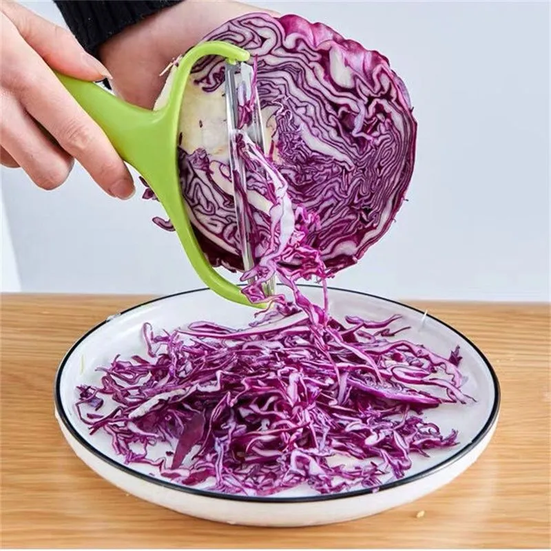 Stainless Steel Knife Wide Mouth Cabbage Grater Fruit Peeler Potato Slicer Cooking Tools Kitchen Accessories MHY004