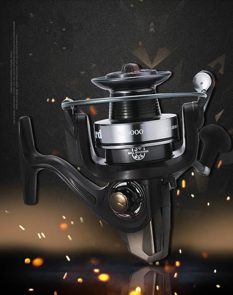 Lizard9000 All-metal Wire Cup Long-distance Caster Spinning Wheel Fishing Reel HQ Baitcasting Reels