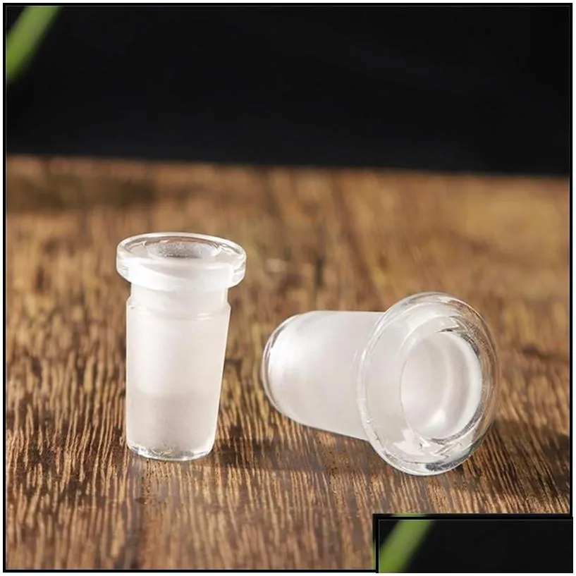 accessories mini converter glass adapter 10mm female to 14mm male 18mm adapters for quartz banger water bongs dab rigs drop delivery