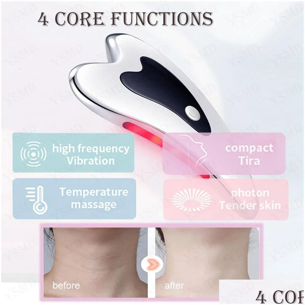 Other Health & Beauty Items Body Skin Care Face Masrs Scra For Lifting Tighten Anti Wrinkle Double Chin Remove Neck Electric Mas Tool Dhn1R