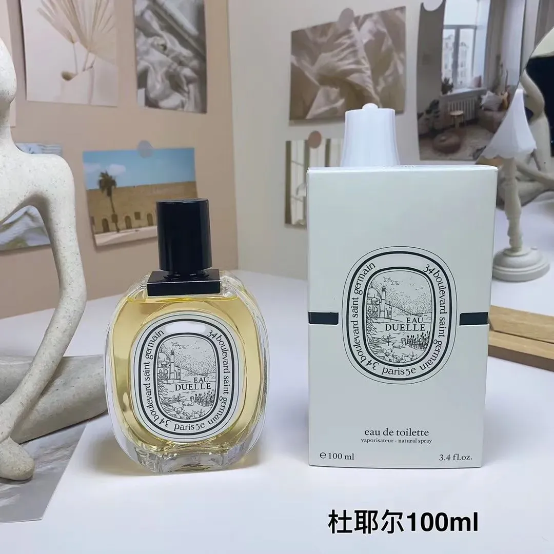Unisex Classical ILIO Perfume EAU DUELLE ROSE VETYVERIO 100ML Geranium Odorata Perfumes for WOMEN PARFUM Eau De Toilette Long Lasting Fragrance Natural