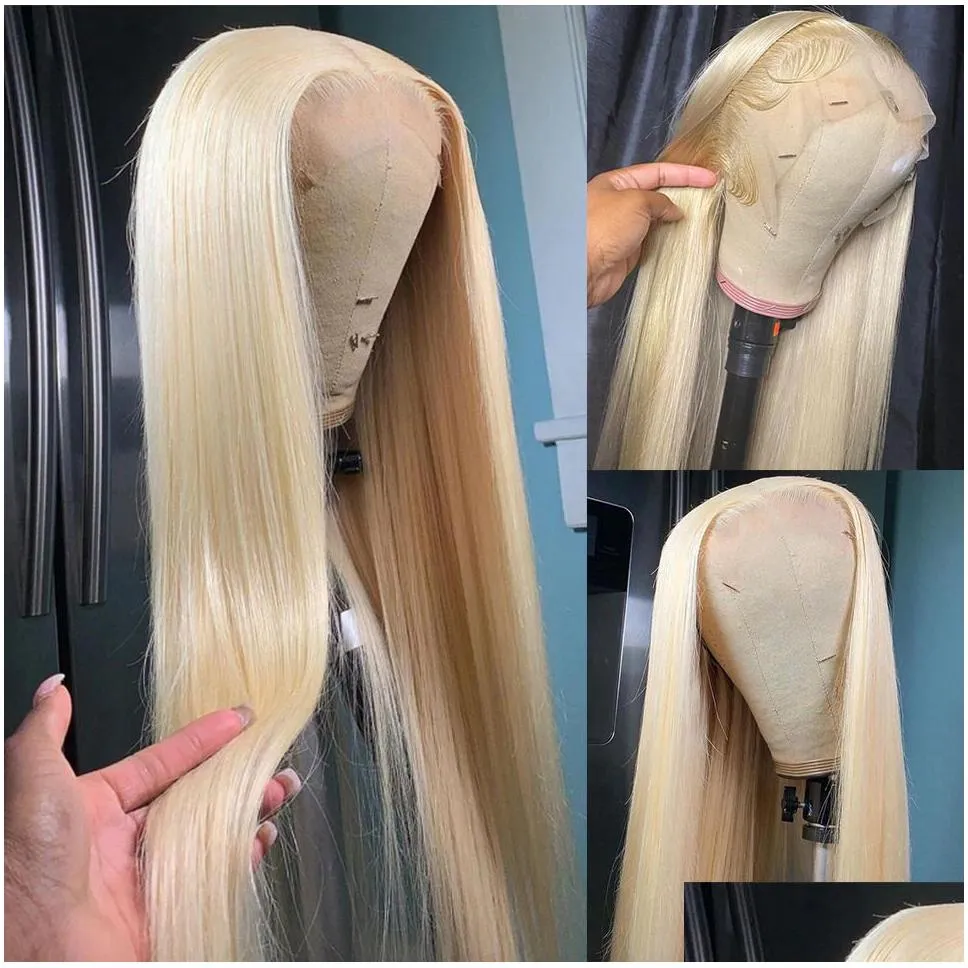 200Density 613 Hd Lace Frontal Wig 13x4 Straight Lace Front Human Hair Wigs For Black Women Long Cosplay Synthetic Wig Preplucked