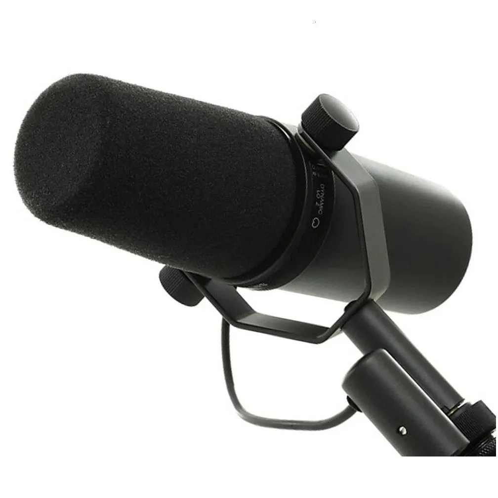 Microphones Mars Cardioid Dynamic Microphone Sm7B 7B Vocal Selectable Frequency Response For Live Stage Recording Podcasting 231117 Dr Dh50M