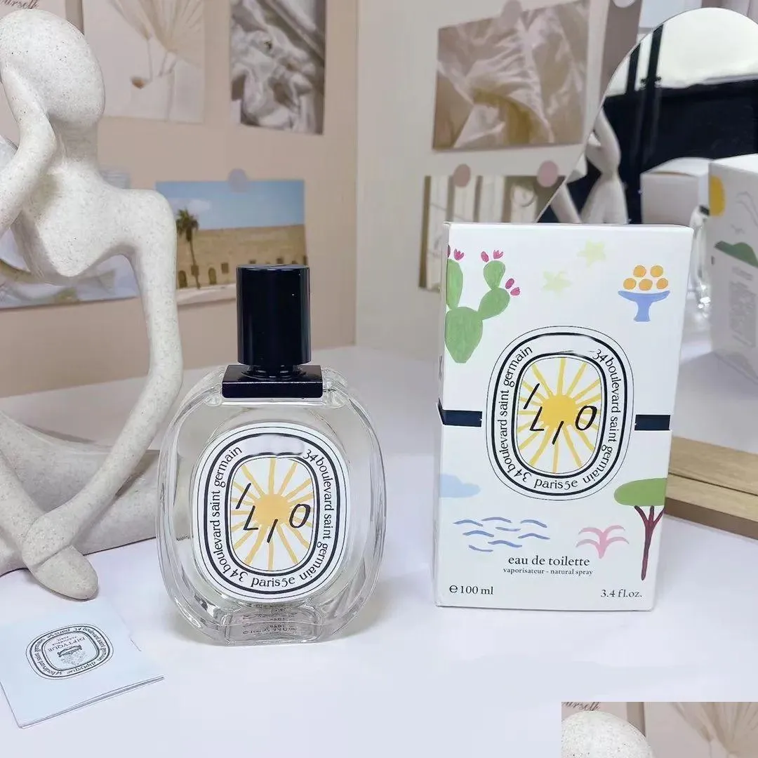 Unisex Classical ILIO Perfume EAU DUELLE ROSE VETYVERIO 100ML Geranium Odorata Perfumes for WOMEN PARFUM Eau De Toilette Long Lasting Fragrance Natural