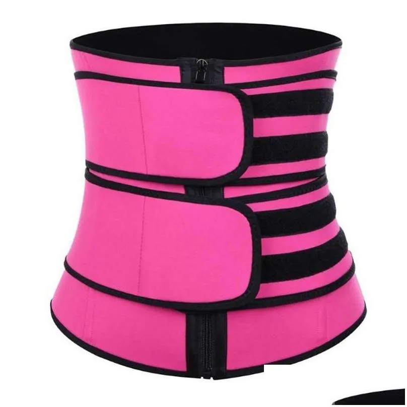 S-XXXL Plus Size Waist Trainer Belt Women High Waist Sweat Shaper Thigh Trimmers Adjustable Sauna Belt