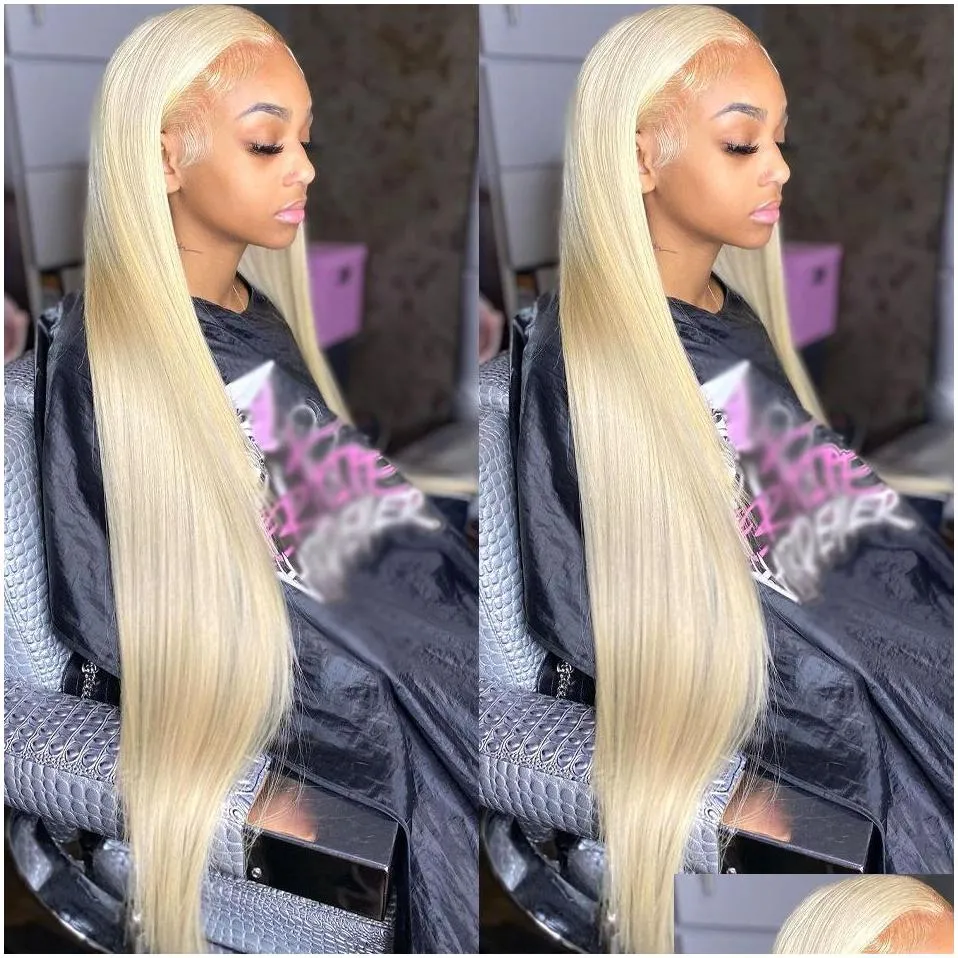 200Density 613 Hd Lace Frontal Wig 13x4 Straight Lace Front Human Hair Wigs For Black Women Long Cosplay Synthetic Wig Preplucked