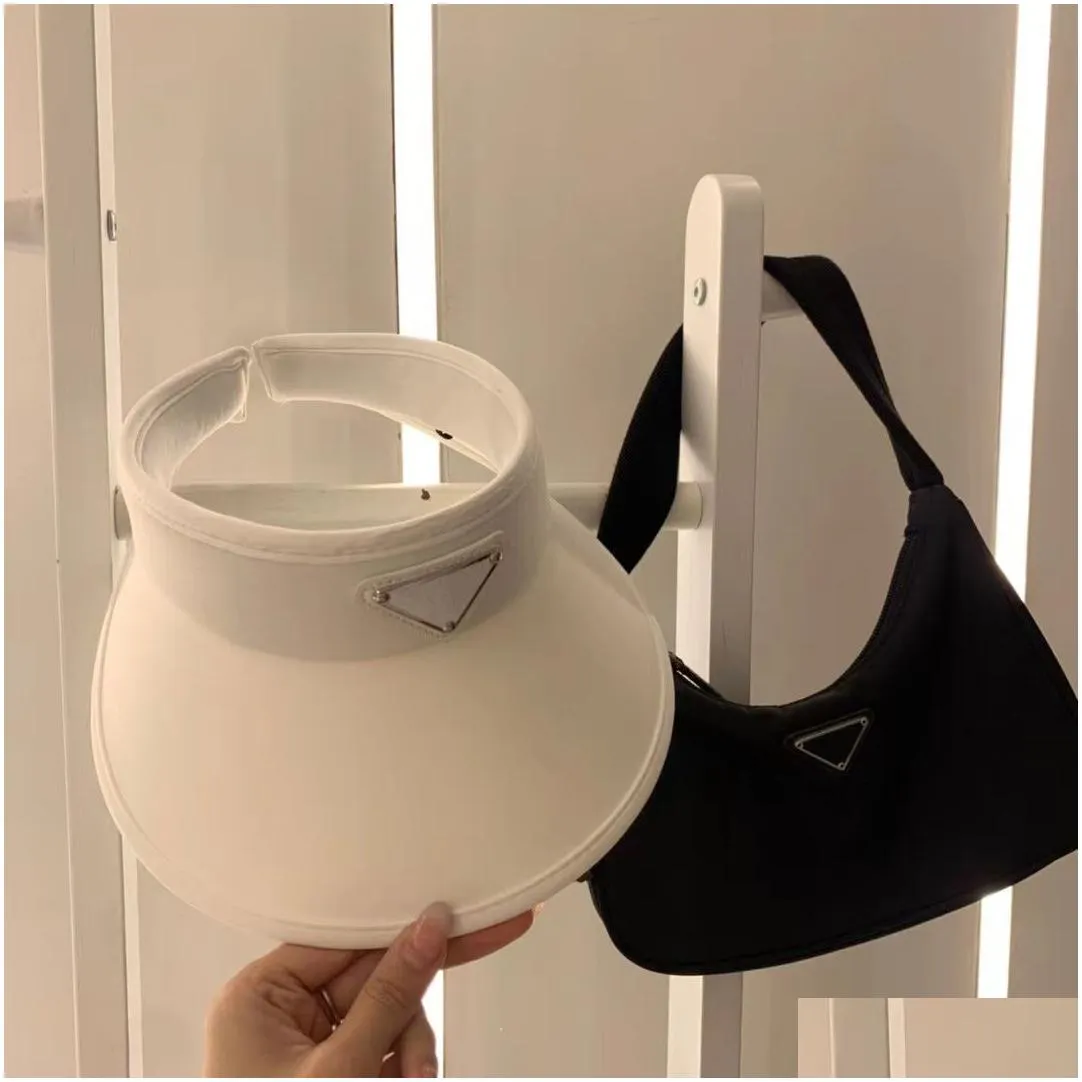 Top designer topless sun hat classic quality men`s and women`s outdoor sports sun hat fashion trend burst 6 colors optional