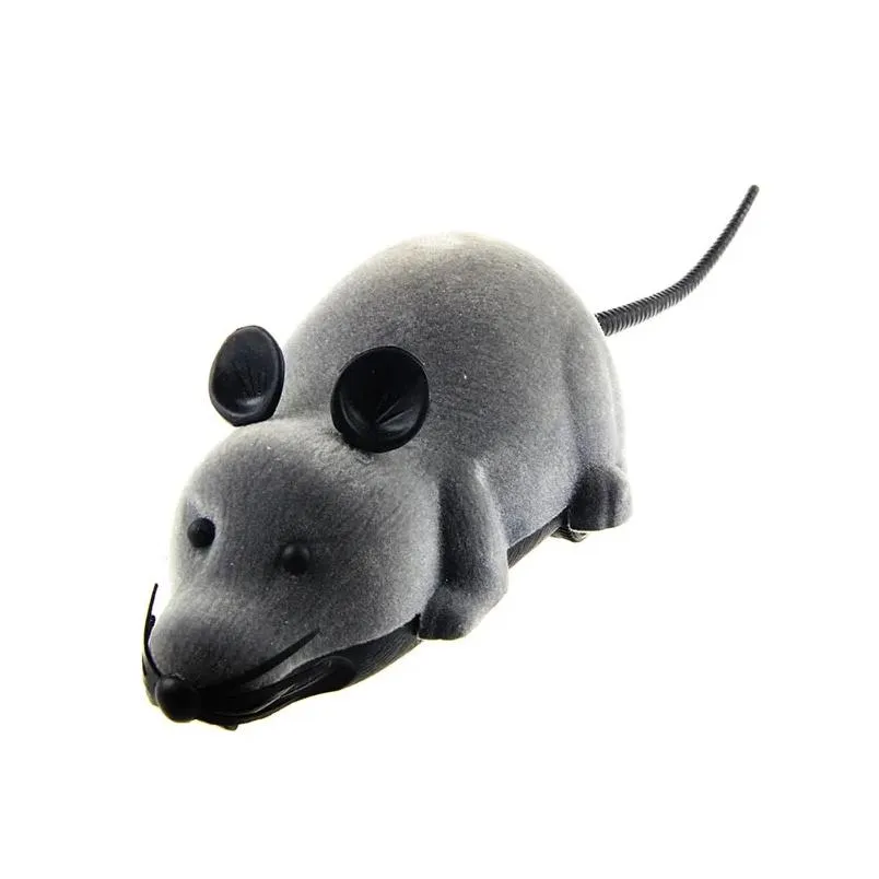 Dog Toys & Chews Funny Remote Control Rat Mouse Wireless Cat Toy Novelty Gift Simation P Rc Electronic Pet Selling Drop Delivery Home Dhfwb