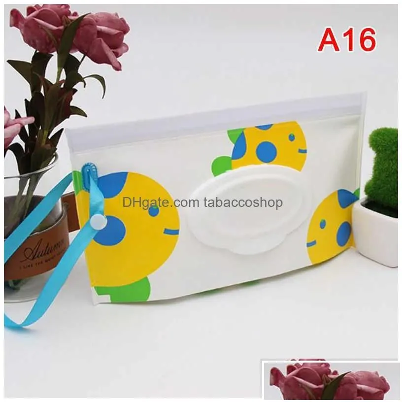 Tissue Boxes Napkins New Wet Wipes Box Dispenser Portable Napkin Storage Container Car Home Office Drop Delivery Home Garden Kitchen