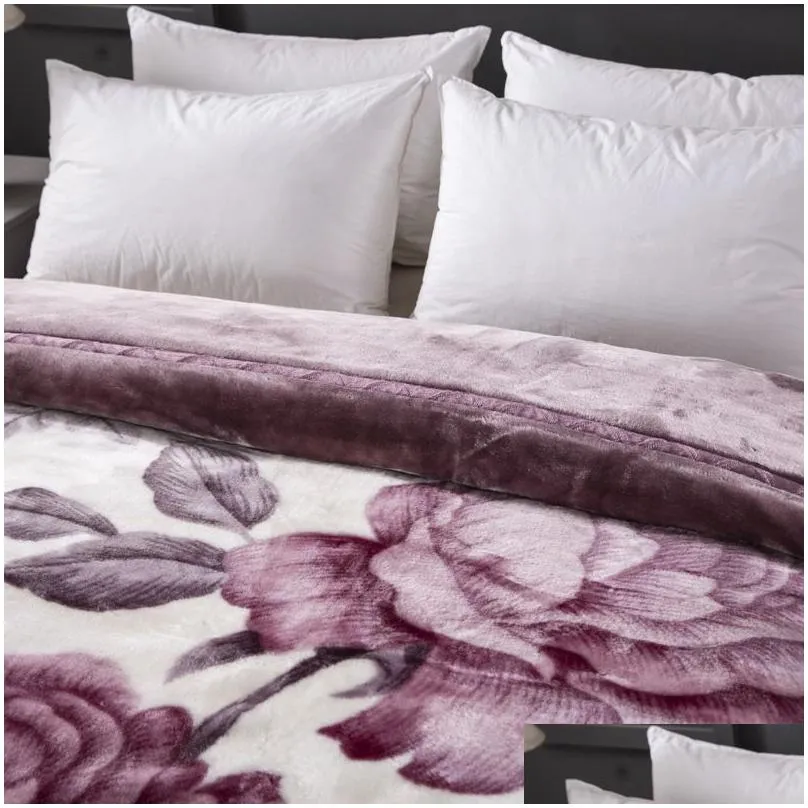 bedding an essential dowry for every daughter in china - a super soft double raschel blanket
