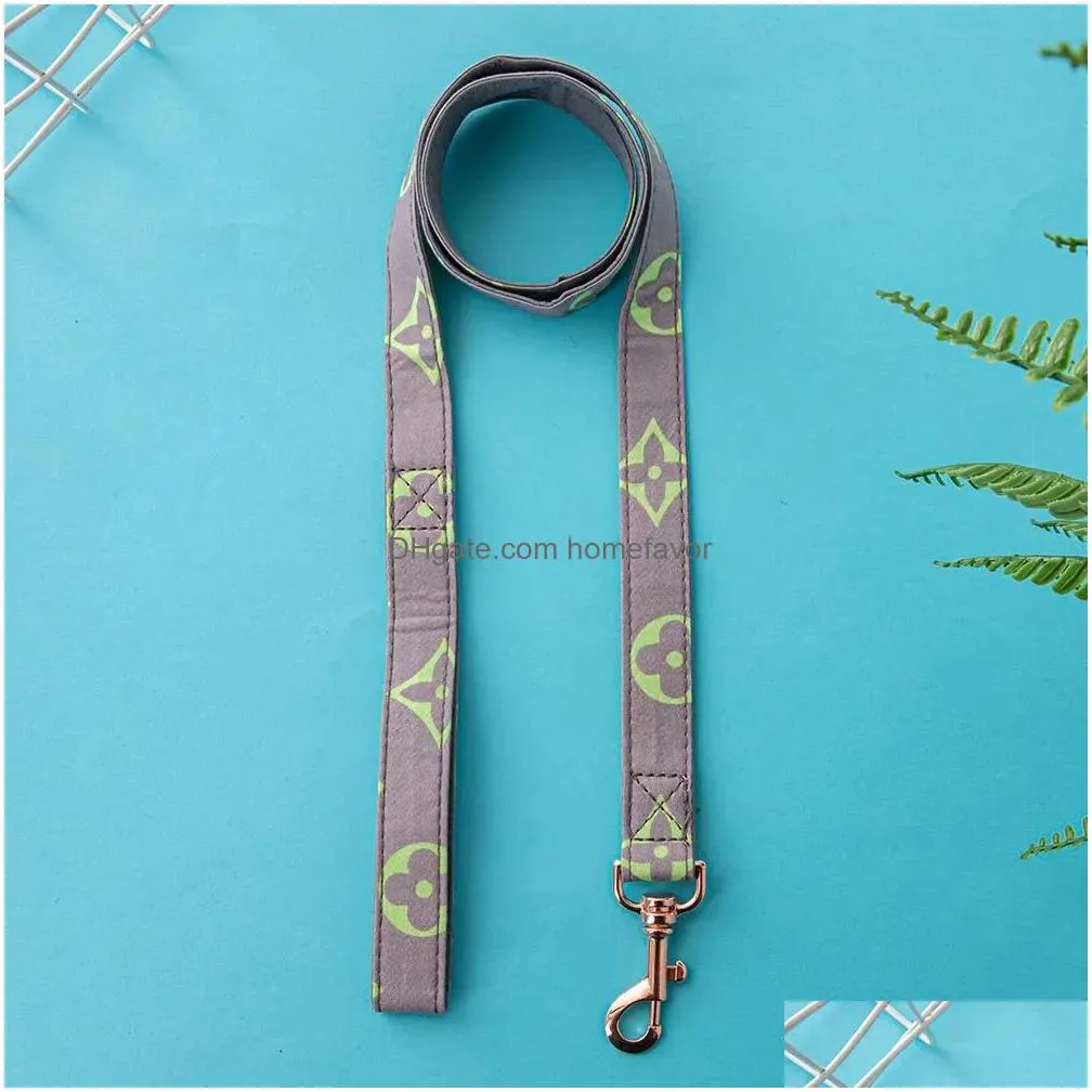 luxury pet chest and back leashes dog leash collar out walking dog cat designer fashion pets harnesses for small dogs chihuahua schnauzer wholesale