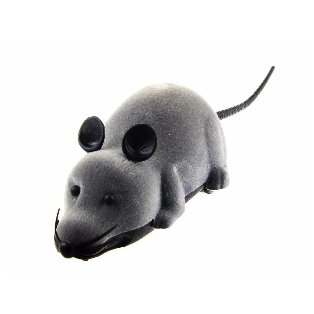 Dog Toys & Chews Funny Remote Control Rat Mouse Wireless Cat Toy Novelty Gift Simation P Rc Electronic Pet Selling Drop Delivery Home Dhfwb