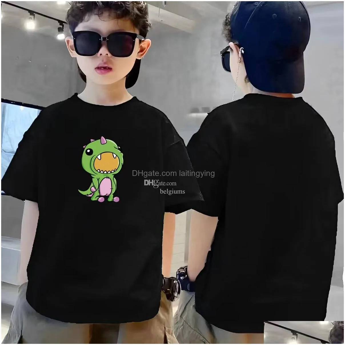 kids t-shirts draw toddlers smile boys faces clothes designer girls youth tops summer short sleeve tshirts kid clothing letter tees cartoon prined chi