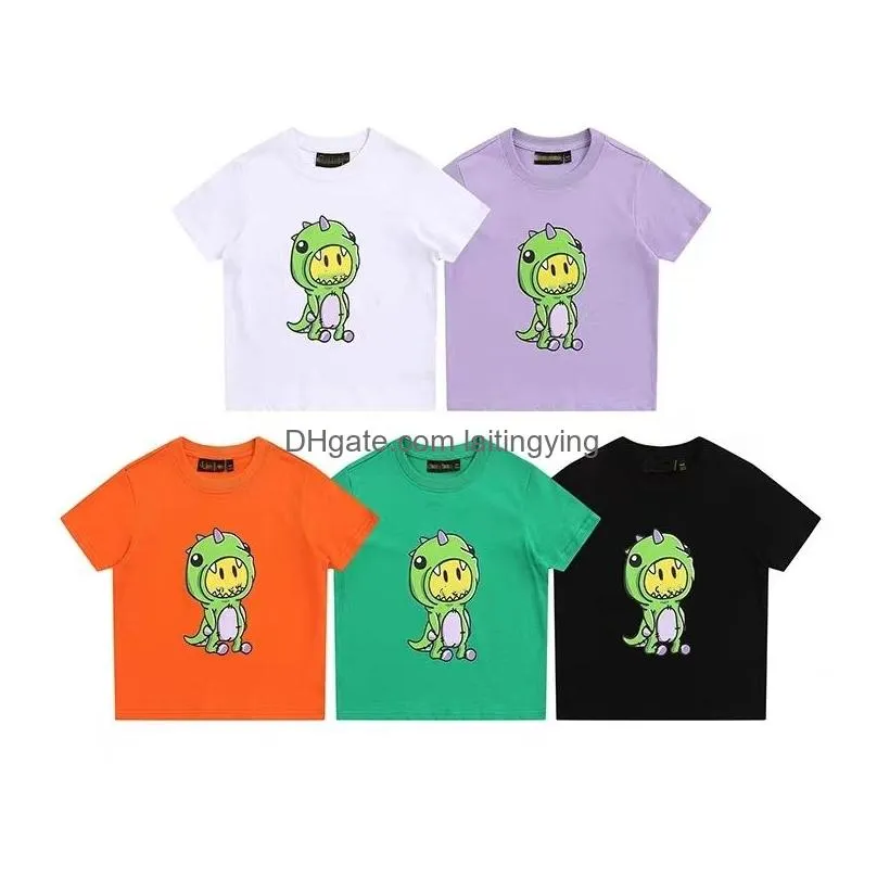 kids t-shirts draw toddlers smile boys faces clothes designer girls youth tops summer short sleeve tshirts kid clothing letter tees cartoon prined chi