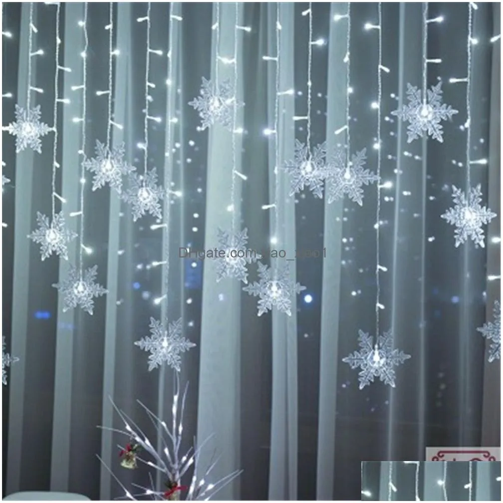 decorations 3.5m snowflake led light christmas tree decorations navidad xmas gift christmas decorations for home year 2021 kerst
