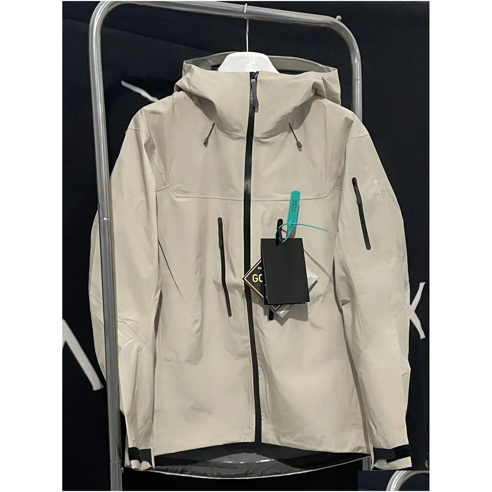 ARC Designer Men Jacket Triple GORE-TEXPRO SV/LT Waterproof Breathable Fabric Outdoor Waterproof Warm Jacket Men`s Women`s Casual Lightweight