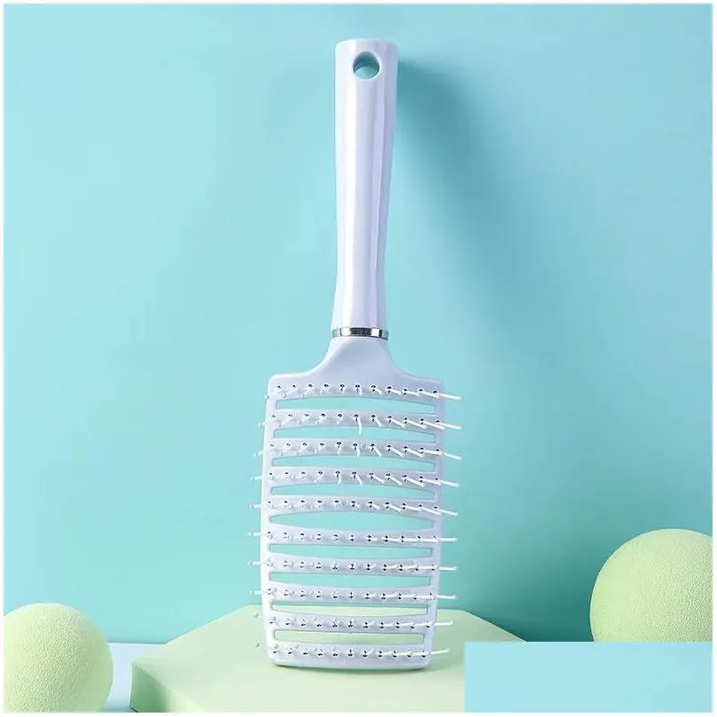 hair brushes curved brush massage comb detangling Portable hairbrush for women straight curly styling brushes