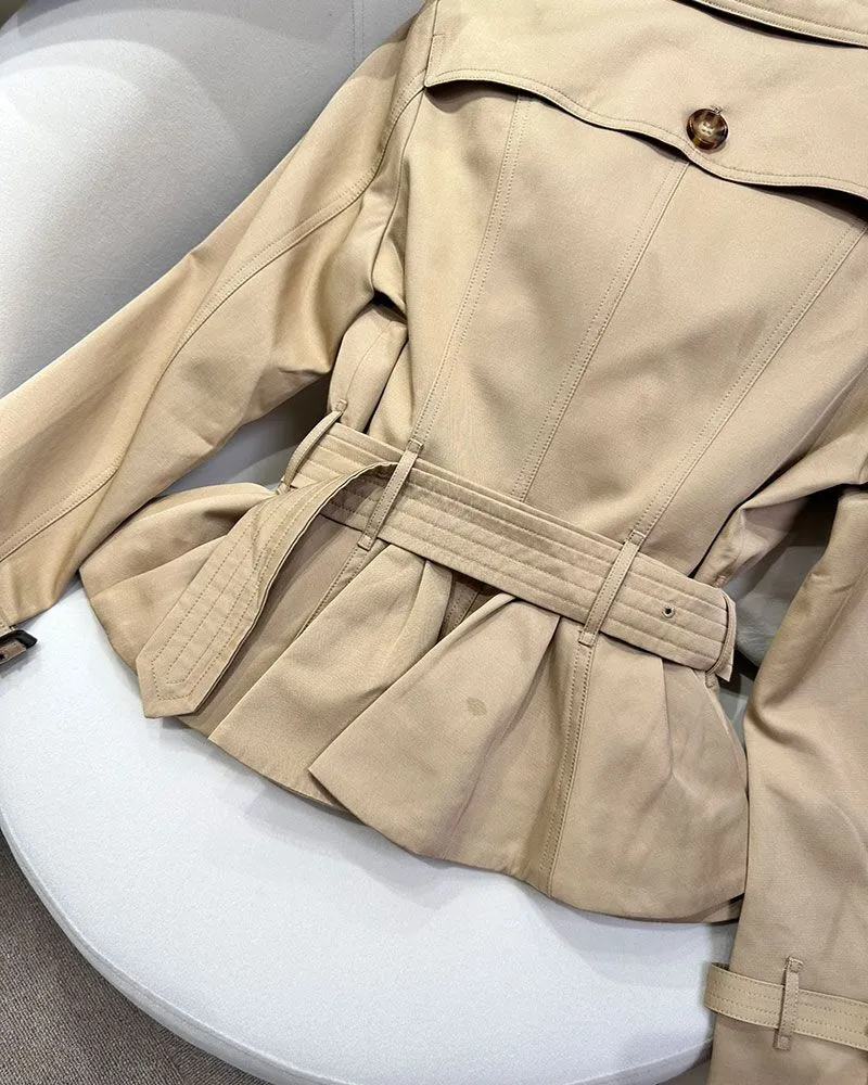 Jacket Short Womens Trench Designer Woman Windbreaker Jackets Coat Outwears Female Autumn Winter Tops Size S-L