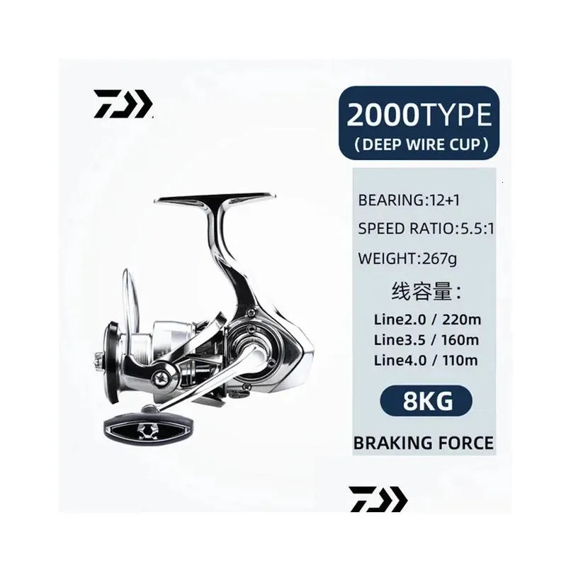 Fly Fishing Reels2 DAIWA EXIST LT Spinning Wheel Japanese  Water Long distance for Any Fish Specifications Fishing Line 231115