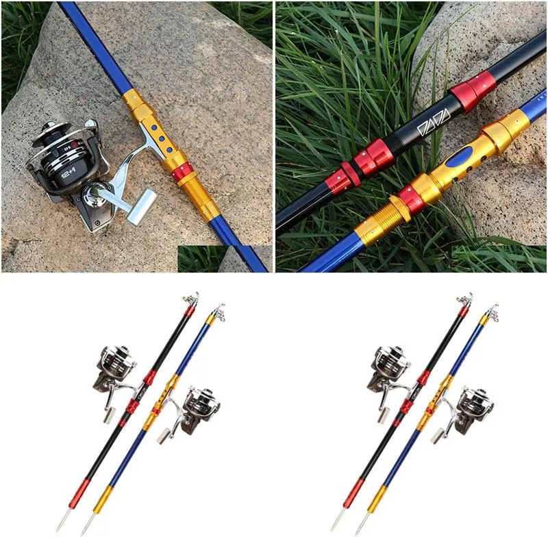 Glass fiber reinforced plastic sea rod hard adjustment sea fishing rod fishing gear set combination