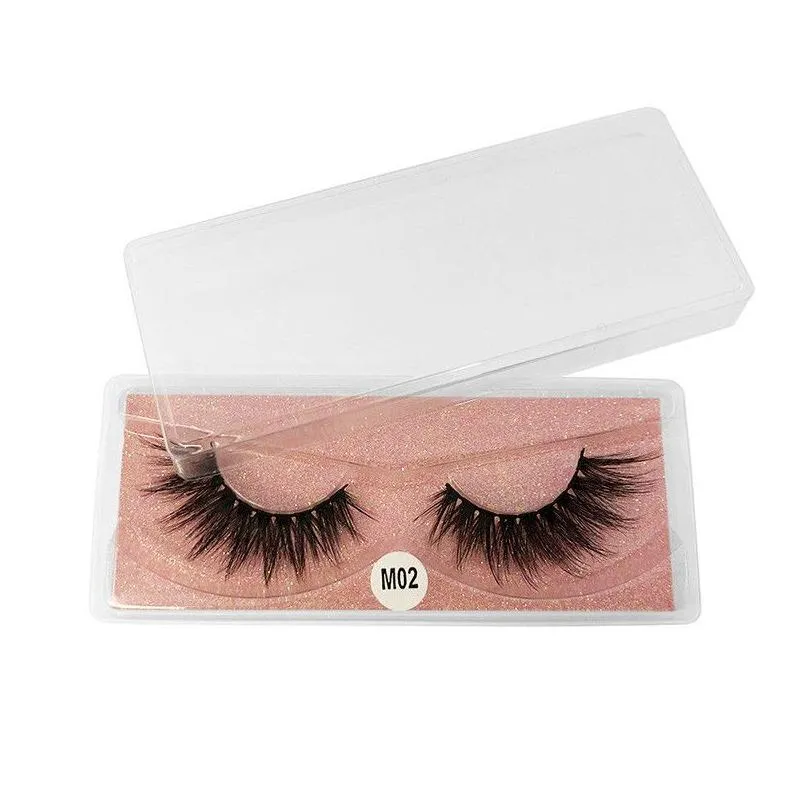 False Eyelashes 3D Mink Lashes Natural Long Set Faux Cils Bk Makeup Different 20 Styles Drop Delivery Health Beauty Eyes Dhgxb