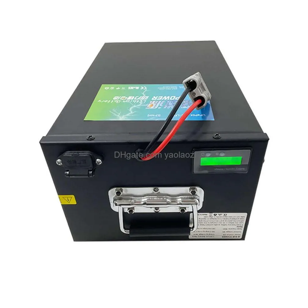 72v 40ah lithium iron lifepo4 battery bluetooth bms app for 3000w scooter motorcycle forklift crane truck addcharger