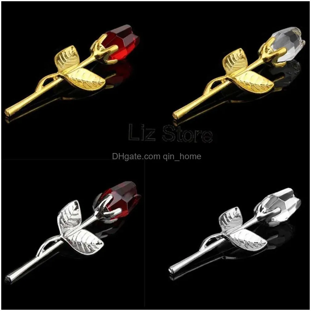 long valentine crystal flower decor stemmed mothers day rose with gift box wedding guests party thank you gifts roses th0772 s s