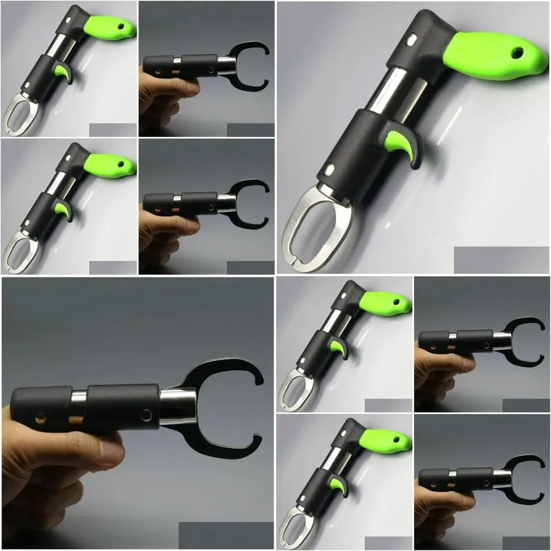 Tools 15cm Portable Stainless Steel Fish Lip Grip Fishing Gripper Trigger