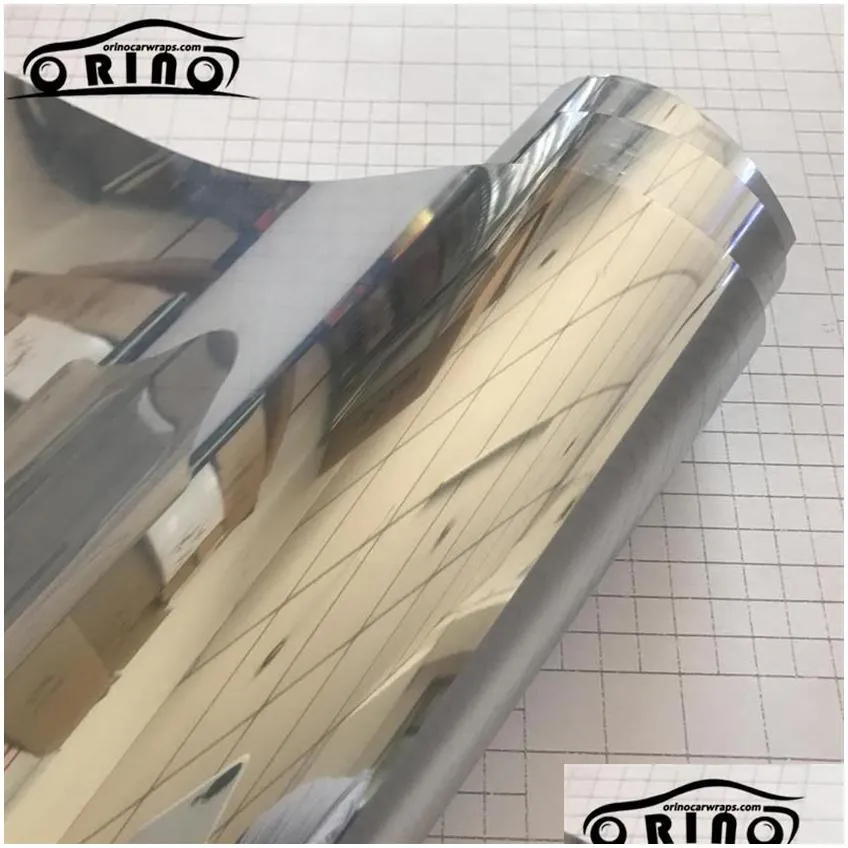 PET Silver Mirror Window Film Insulation Solar Tint Stickers UV Reflective One Way Privacy Decoration Size 50X200 300 500CM12772