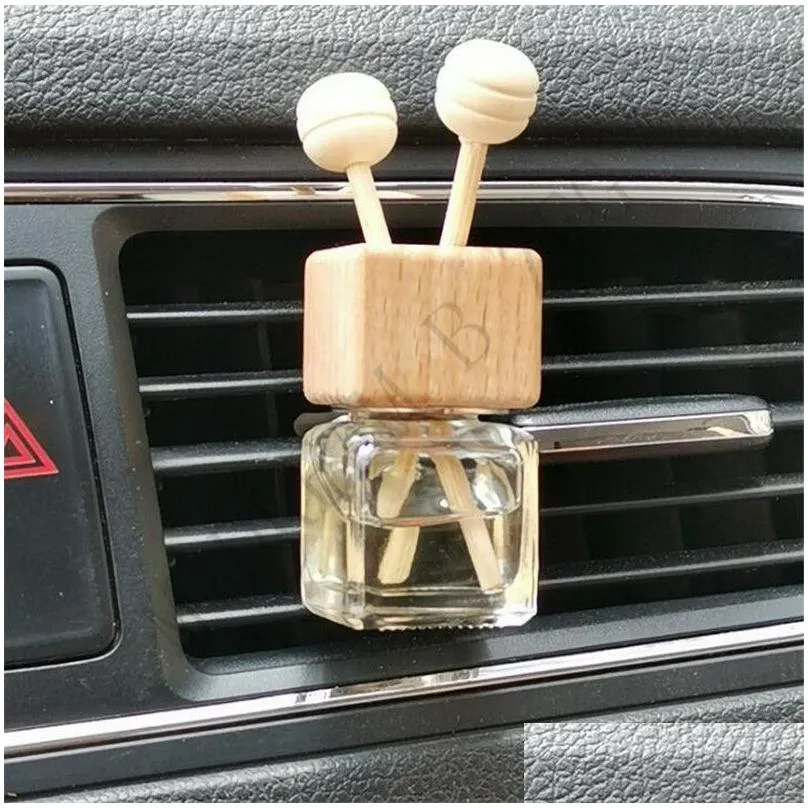 Essential Oils Diffusers Car Per Empty Bottle With Clip Colorf For Air Outlet Of Mobile Conditioner Cars Freshener Hanging Drop Delive Dh2M5