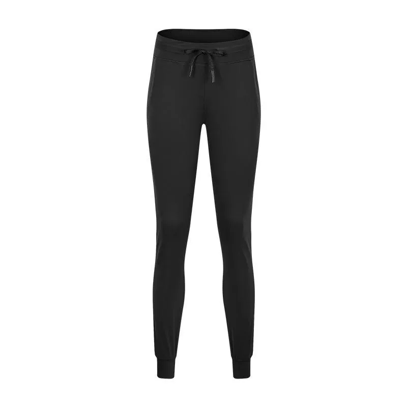 Yoga Outfit L-89 Spandex Jogger Pants Push Up Sports Women Fitness Tights With Pocket Femme High Waist Legins Joga Drop Naked Workout Dhctp