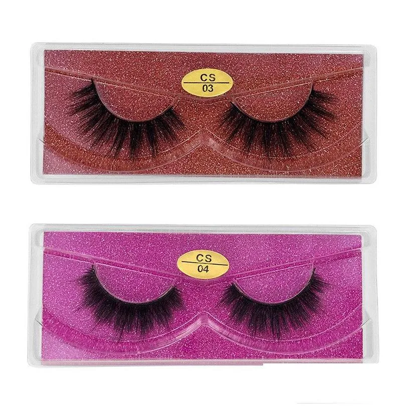 False Eyelashes 3D Mink Lashes Natural Long Set Faux Cils Bk Makeup Different 20 Styles Drop Delivery Health Beauty Eyes Dhgxb