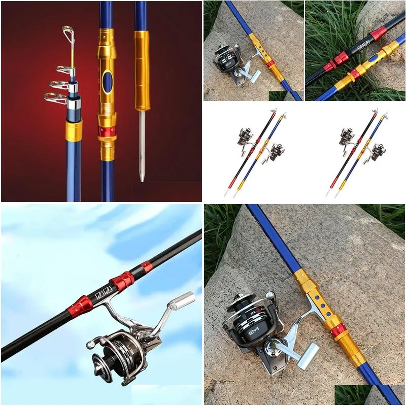 Glass fiber reinforced plastic sea rod hard adjustment sea fishing rod fishing gear set combination