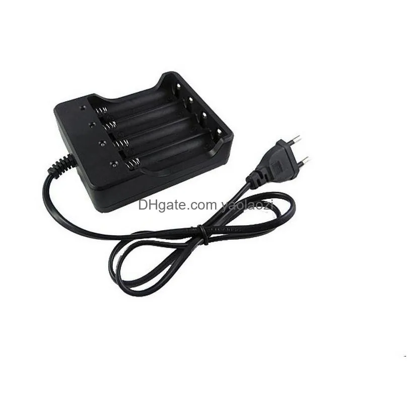 4 slots battery chargers plug us au eu uk intelligent multifunctional  universal with usb cable