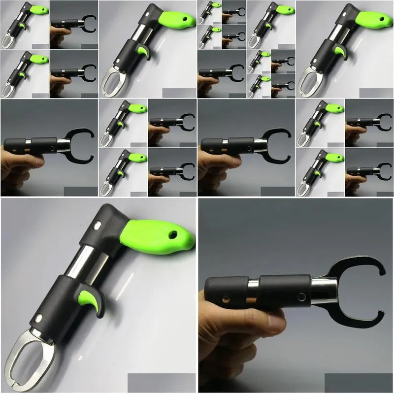 Tools 15cm Portable Stainless Steel Fish Lip Grip Fishing Gripper Trigger