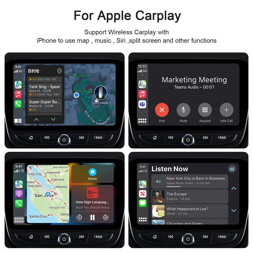 New Wireless CarPlay Adapter For Android/ Wired to Wireless Carplay Dongle Plug And Play USB Connection Auto Car Adapter