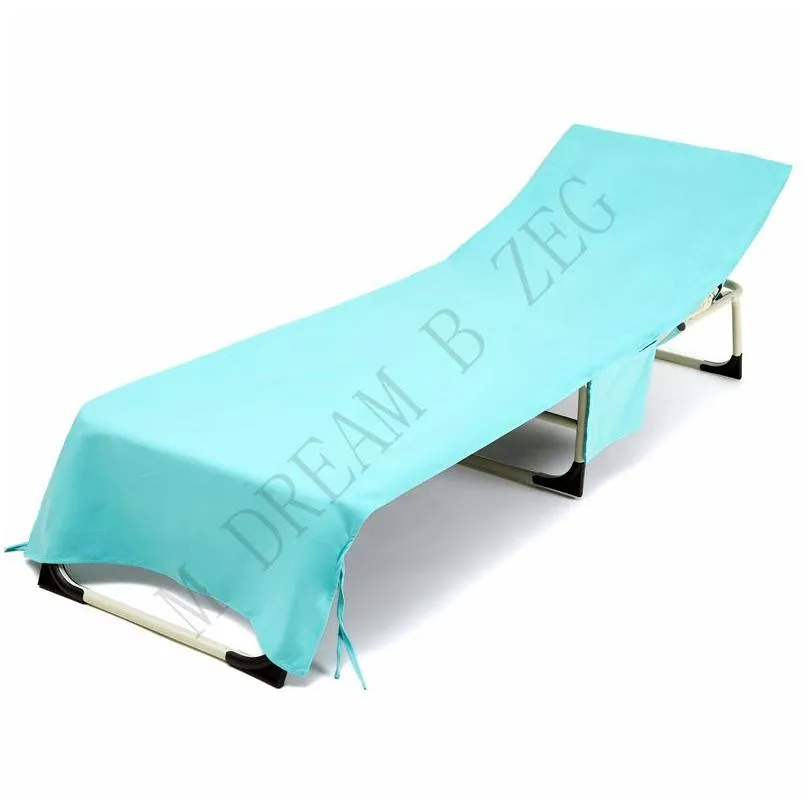 Chair Covers Colorf Lounge Beach Er Towel Pool Blankets Portable With Strap Towels Drop Delivery Home Garden Textiles Sashes Dhgn3