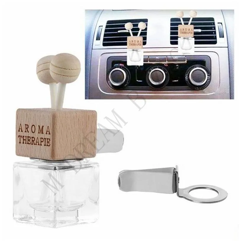 Essential Oils Diffusers Car Per Empty Bottle With Clip Colorf For Air Outlet Of Mobile Conditioner Cars Freshener Hanging Drop Delive Dh2M5